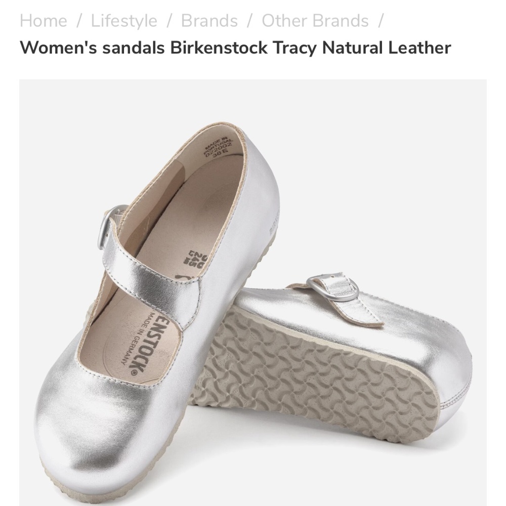 Looking for Birkenstock Tracy silver size 39